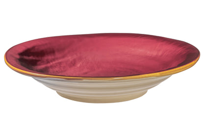 Mediterraneo - Piatto Fondo in Gres Rosso