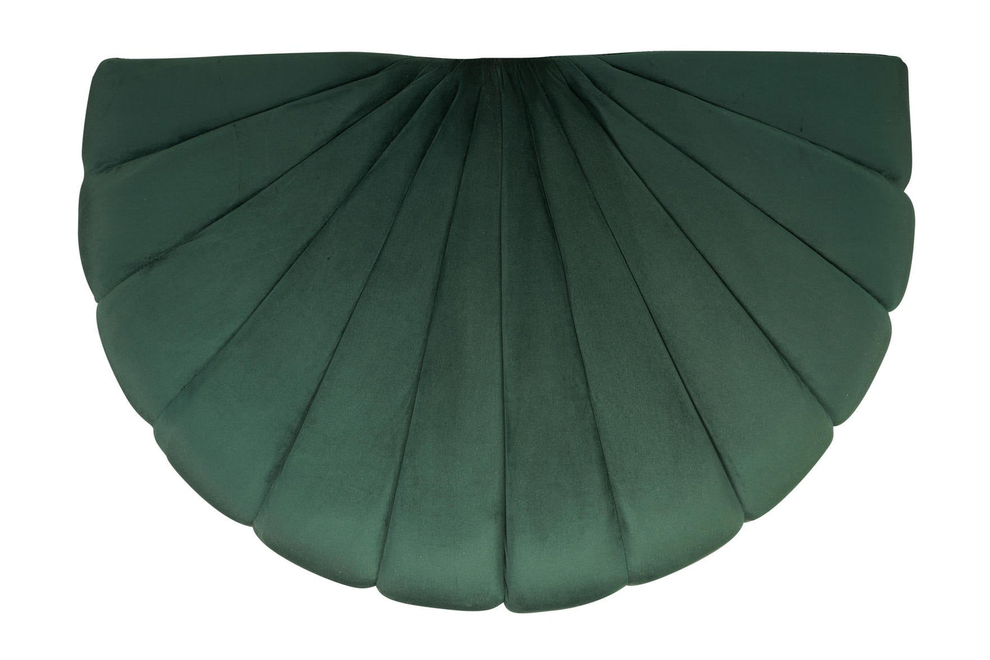 Pouf semicerchio velluto verde