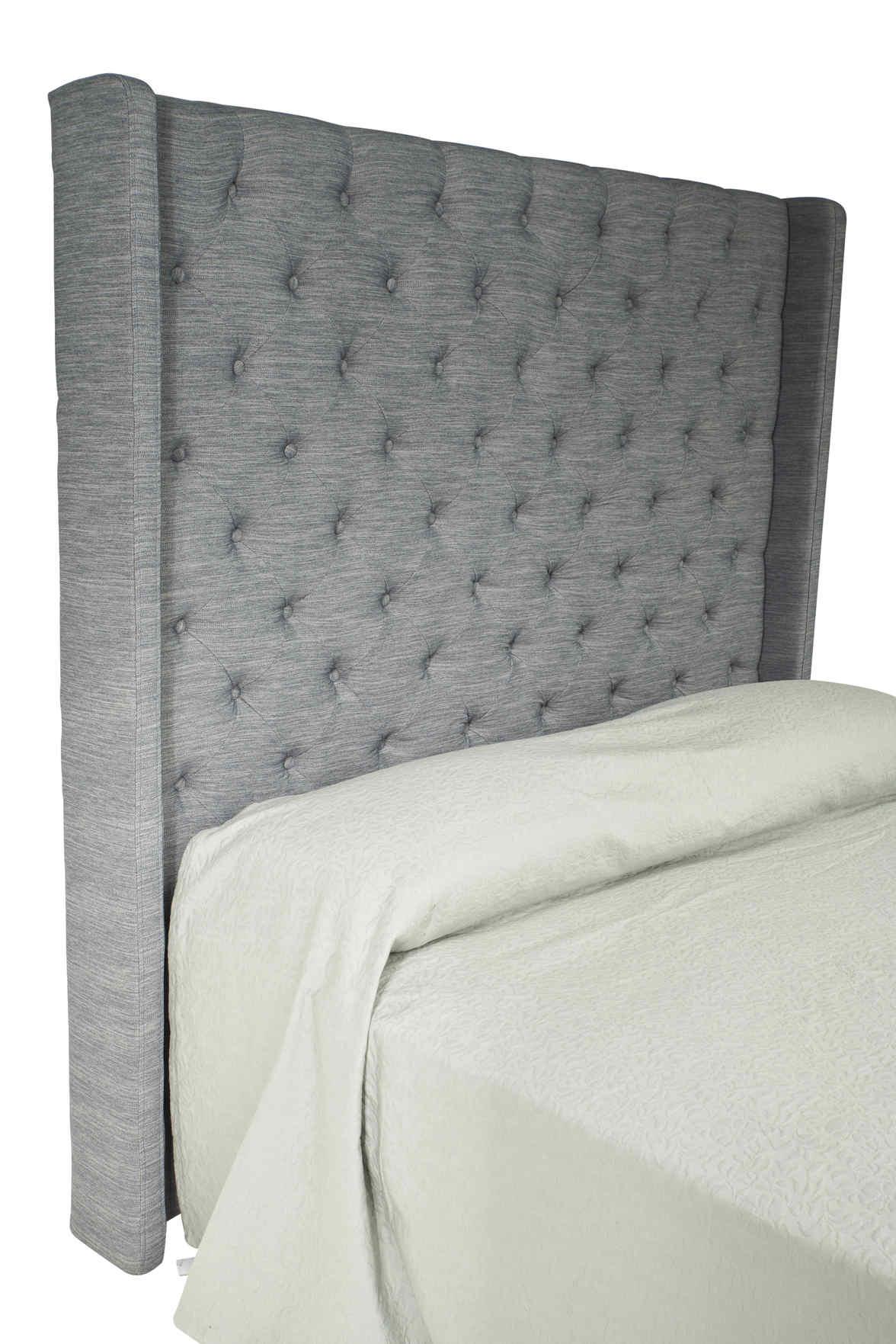 Testata letto stone wash grigio