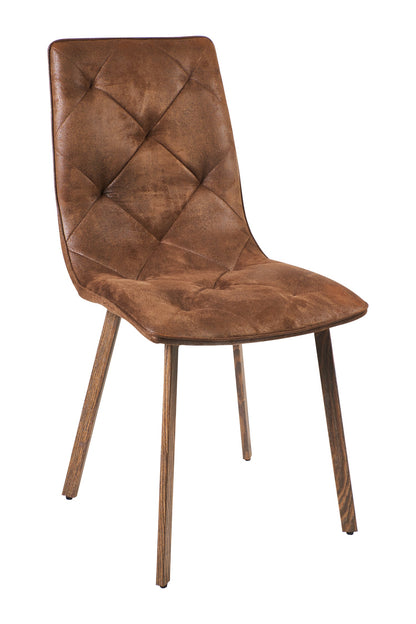 Sedia con impunture nuova finitura gambe