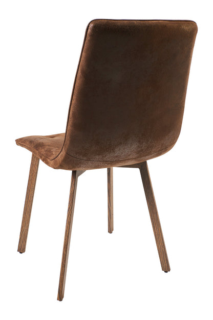 Sedia con impunture nuova finitura gambe