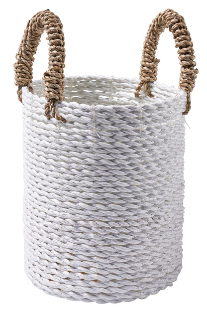 Cestino in Seagrass Bianco