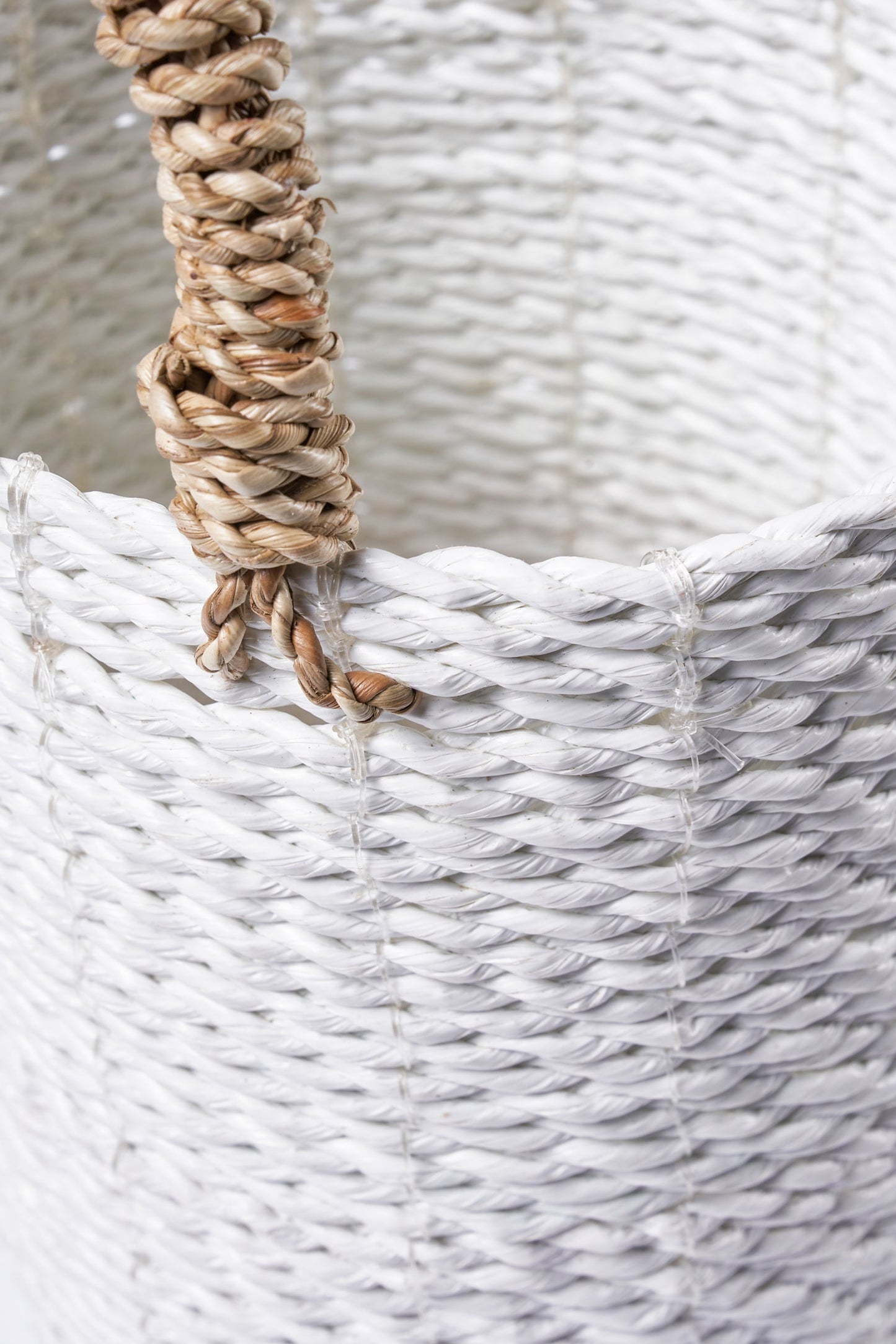 Cestino in Seagrass Bianco