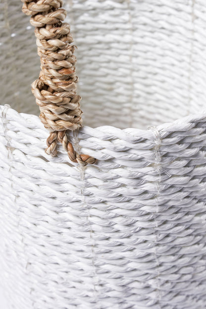 Cestino in Seagrass Bianco