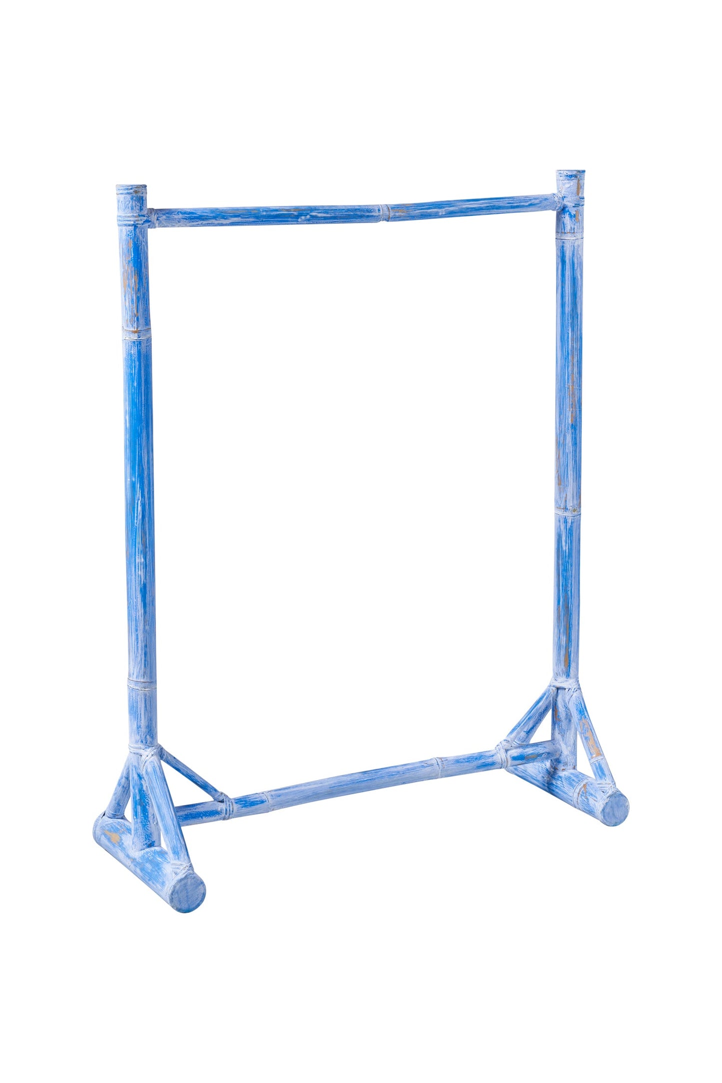 Espositore bambù blu