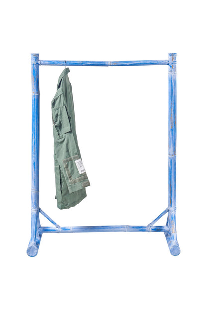 Espositore bambù blu