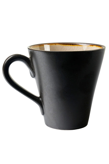 Smaltatura - tazza tonalita marrone