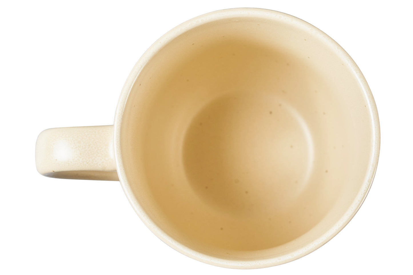 Mug beige forma arrotondata