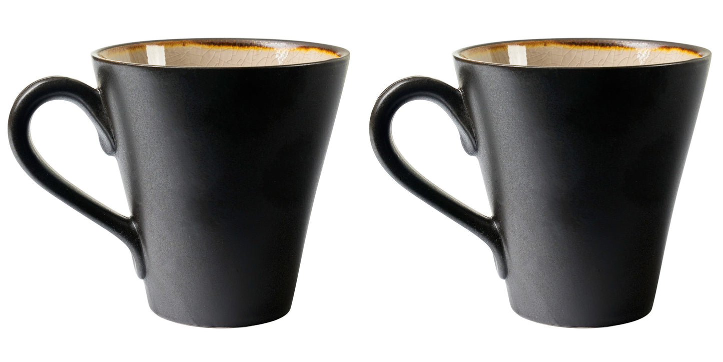 Smaltatura - tazza tonalita marrone