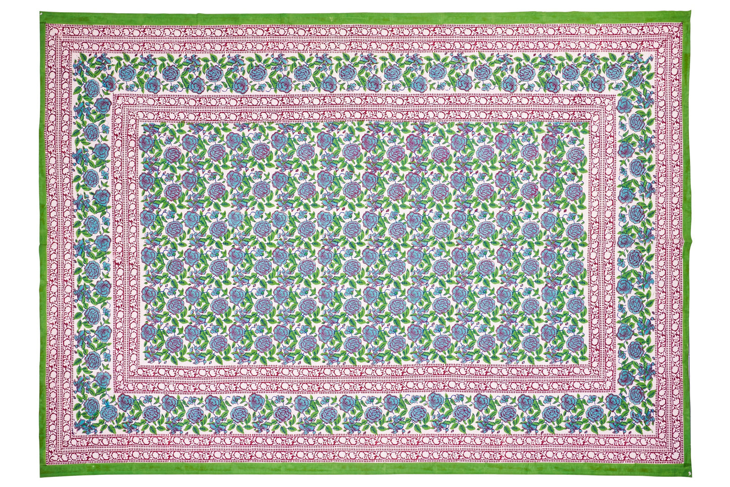 Cetona - mezzero decoro verde 180x270