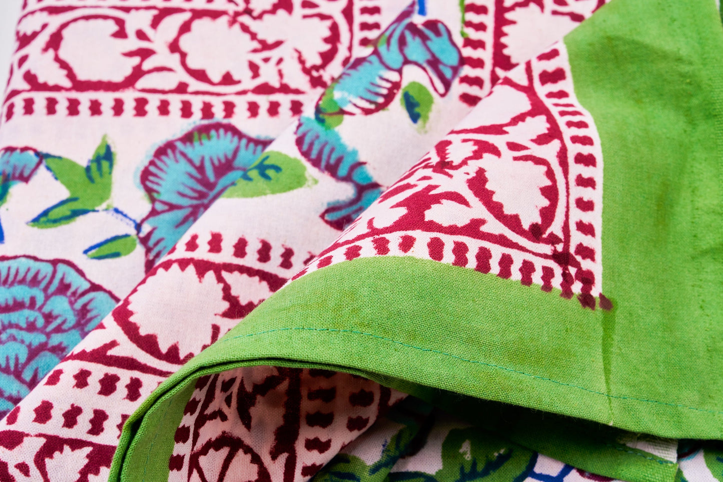 Cetona - mezzero decoro verde 180x270