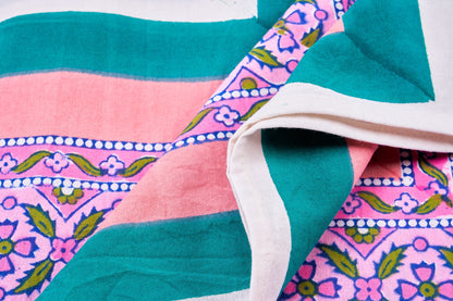 Ventotene - mezzero decoro rosa verde 270x270