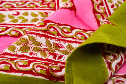 Procida - mezzero doppio decoro rosa 270x270