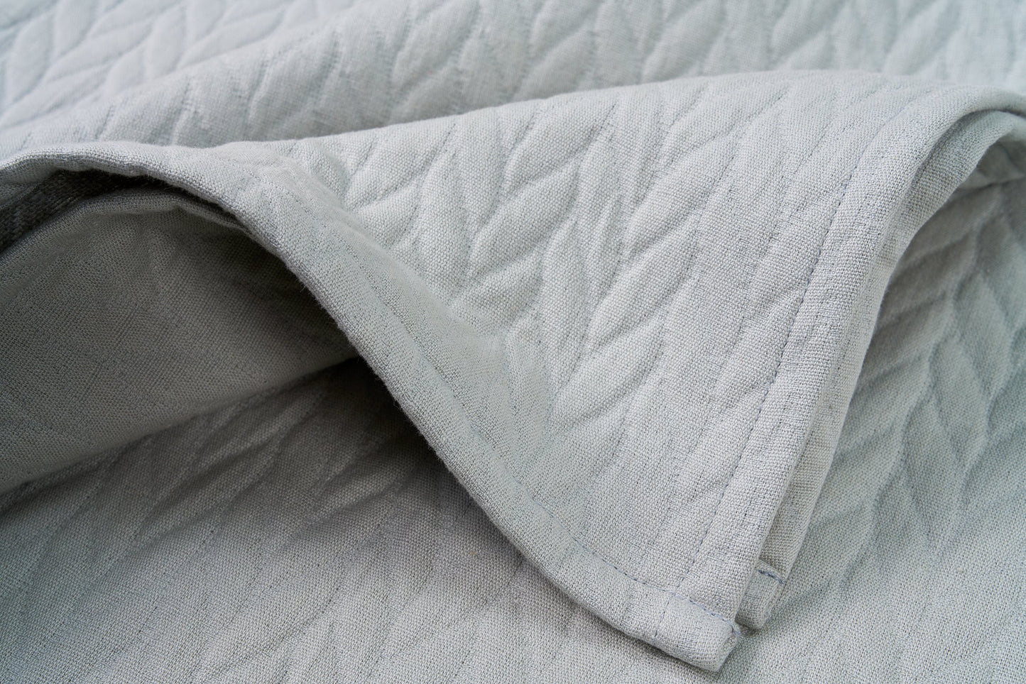 Treccia - coperta 250x270 grigia