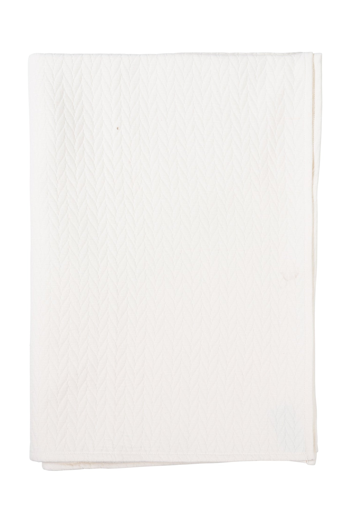 Treccia - coperta 250x270 bianca