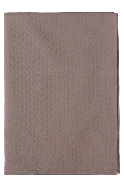 Treccia - coperta 180x270 beige