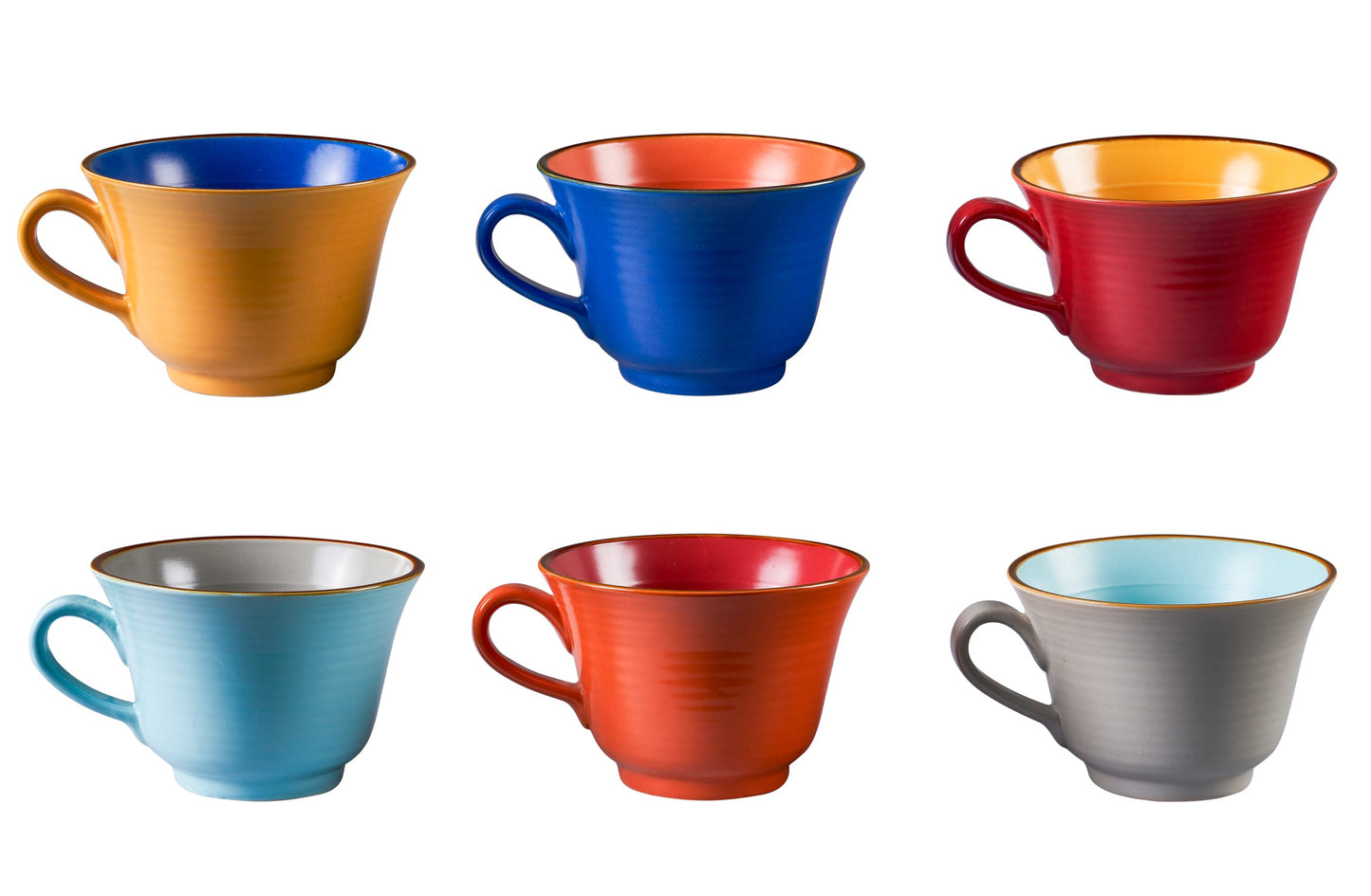 Mediterraneo - tazza colazione colori assortiti
