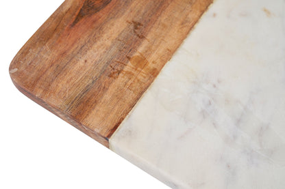 Tagliere Rettangolare In Pietra E Legno