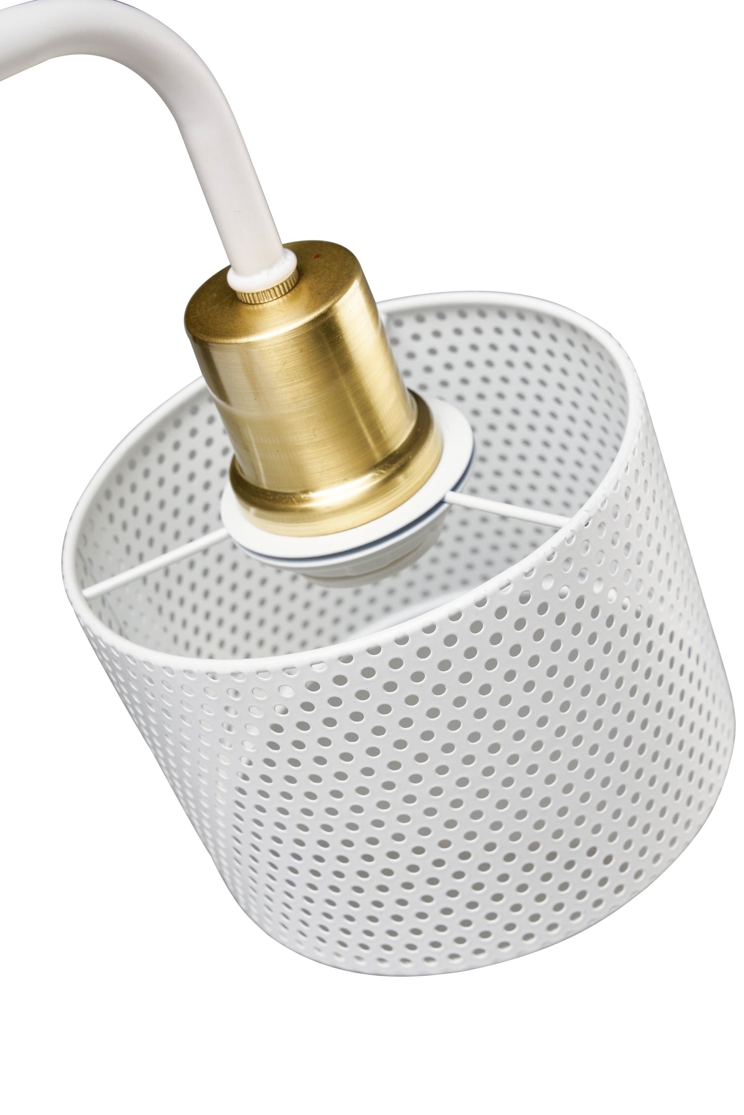 Maggie - abat jour metallo bianca