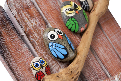 Attaccapanni 4 civette sul ramo