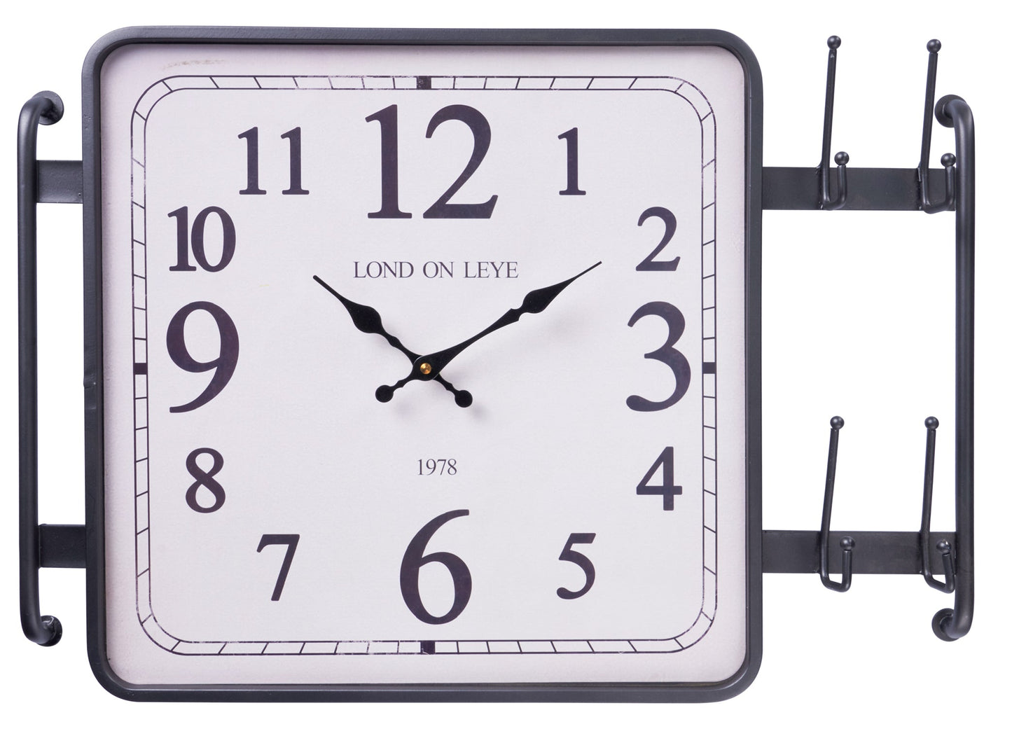 Orologio attaccapanni metallo