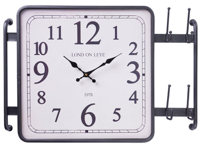 Orologio attaccapanni metallo