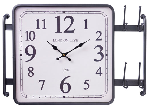 Orologio attaccapanni metallo