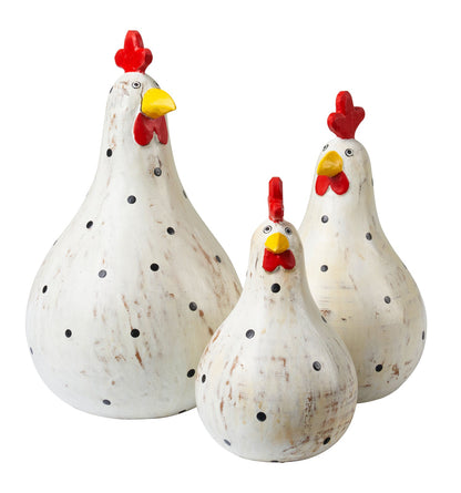 Set 3 Galline in Albesia