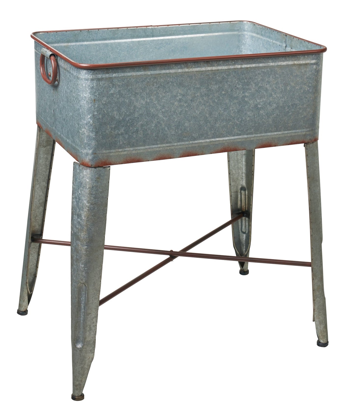 Contenitore rettangolare in metallo