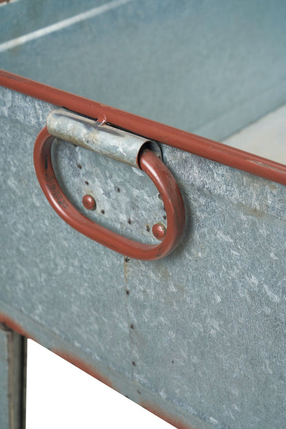 Contenitore rettangolare in metallo