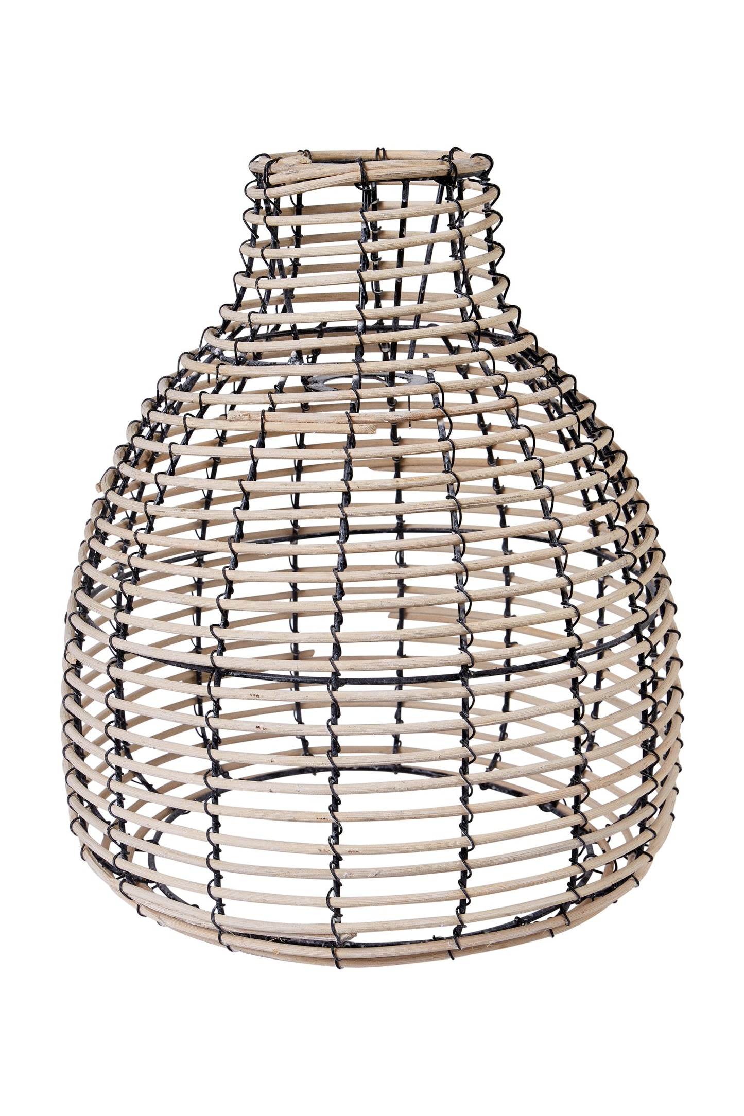 Cappello lampada cupola rattan piccolo
