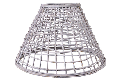 Lampadario - canestro bianco grande