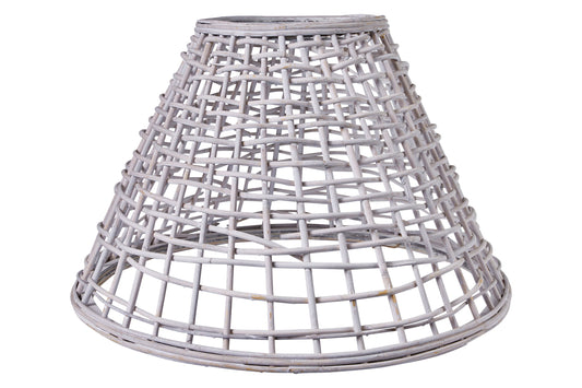 Lampadario - canestro bianco grande