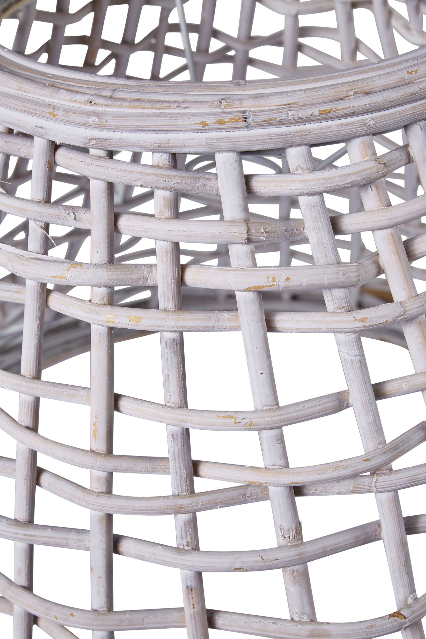 Lampadario - canestro bianco grande