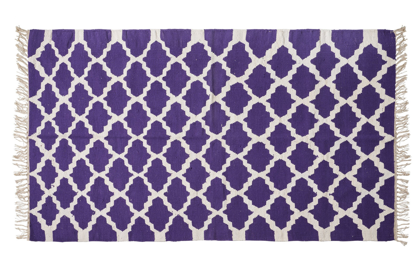 Tappeto fantasia dali blu e bianco 90x150