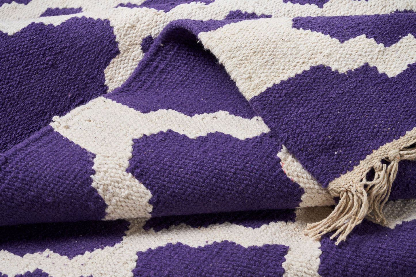 Tappeto fantasia dali blu e bianco 90x150