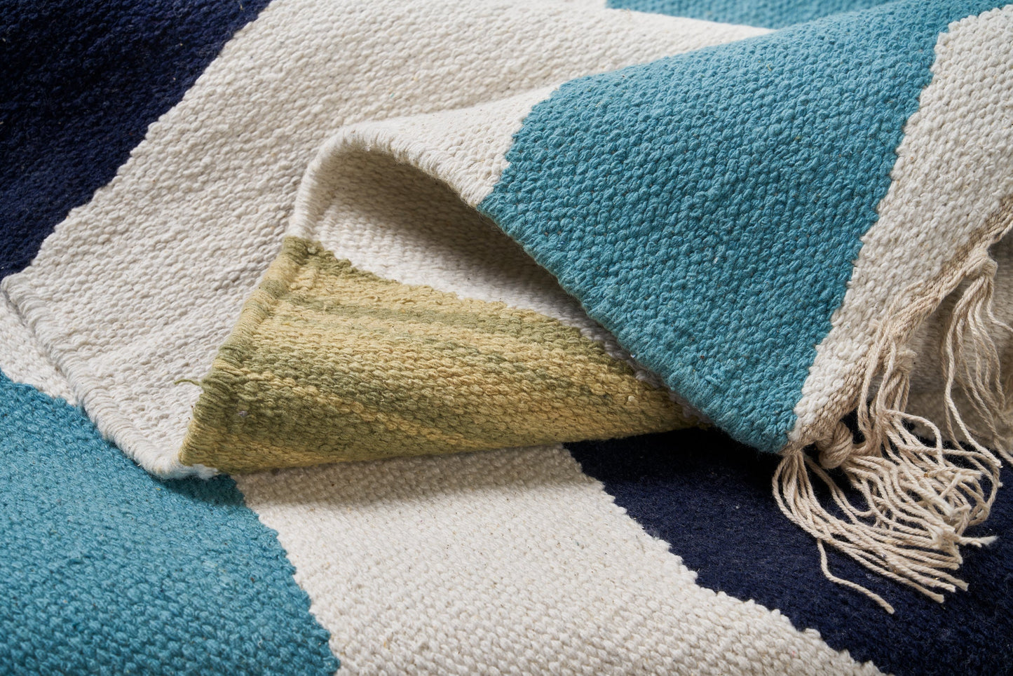 Tappeto zig zag strisce colorate 70x180