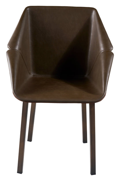 Adonis sedia - imbottita interno marrone fuori