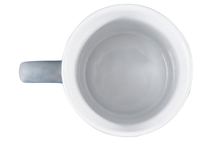 Imperfetto - lauro tazza grande grigio e bianco