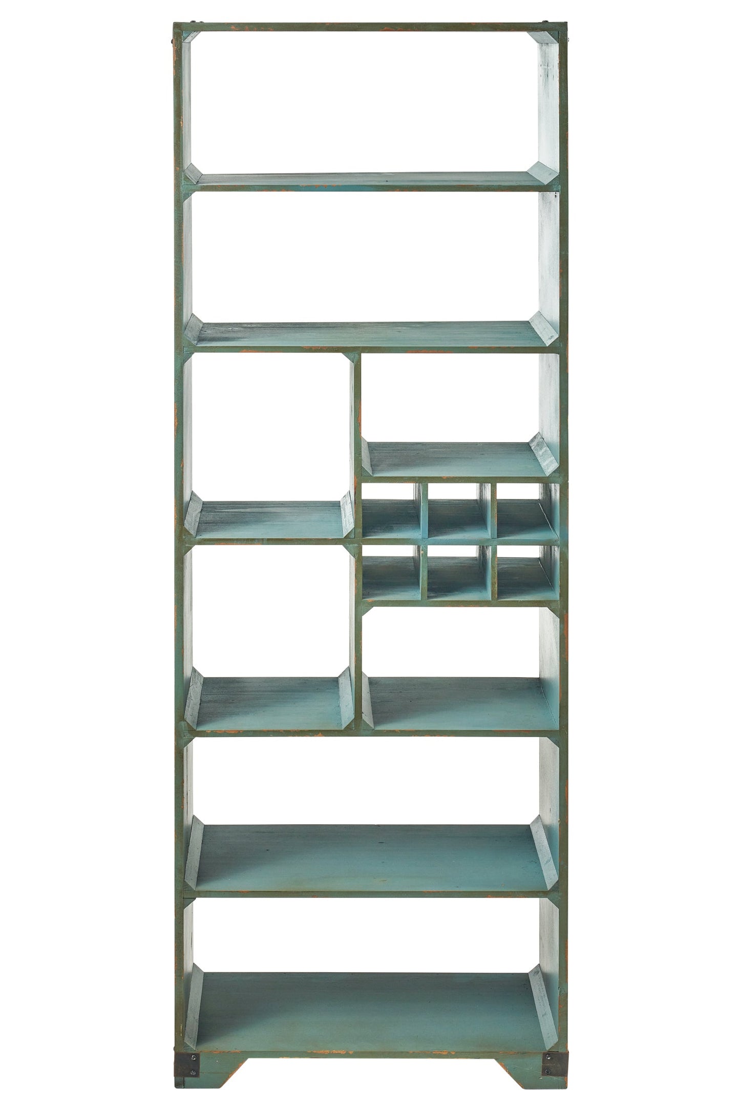 Tonia - scaffale verde multi ripiani