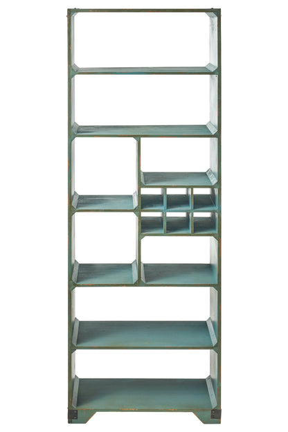 Tonia - scaffale verde multi ripiani