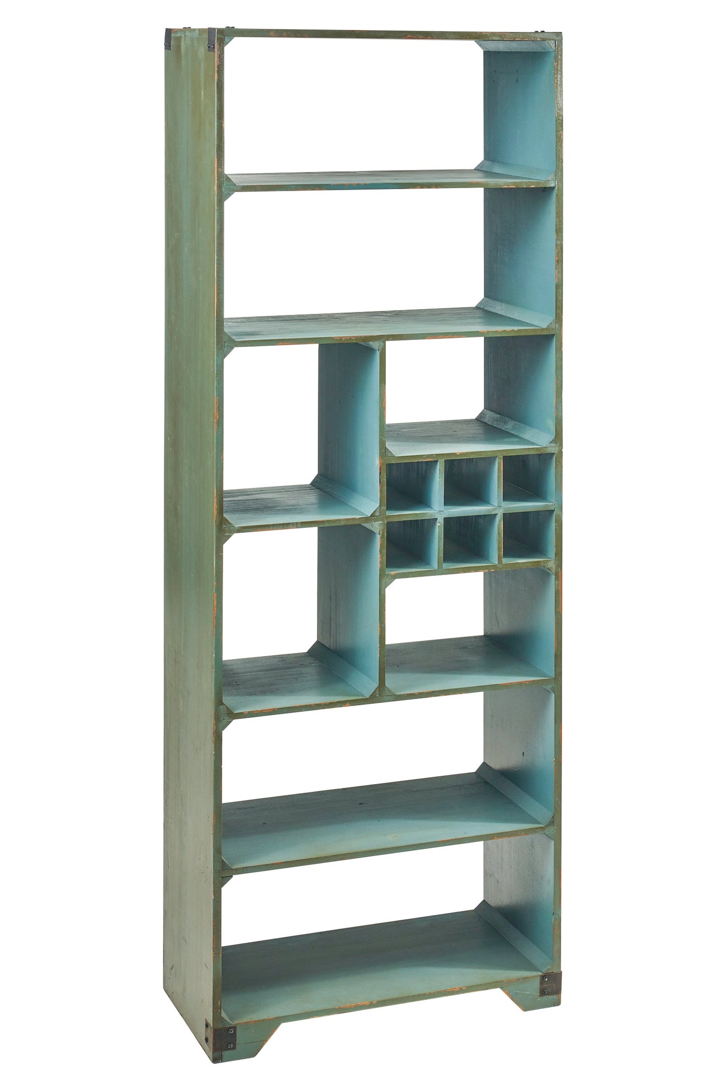 Tonia - scaffale verde multi ripiani