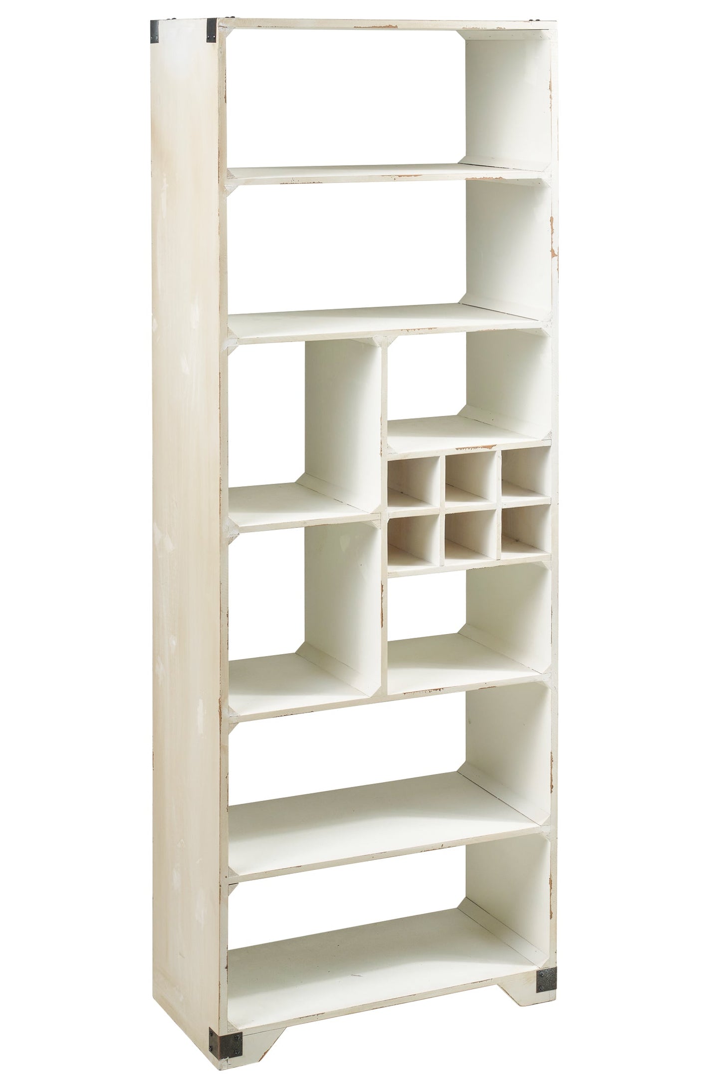 Tonia - scaffale crema multi ripiani