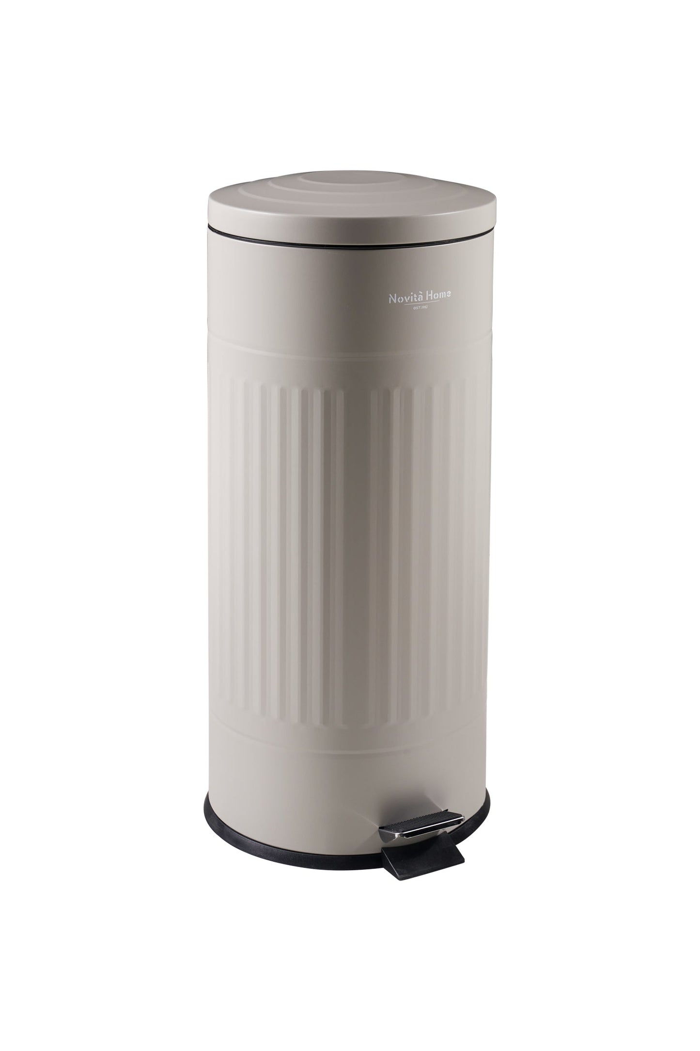 Daily Trash - Pattumiera grigio opaco - 30 litri in metallo soft close