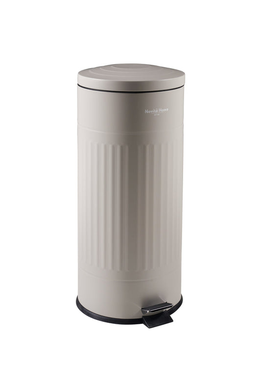 Daily Trash - Pattumiera grigio opaco - 30 litri in metallo soft close