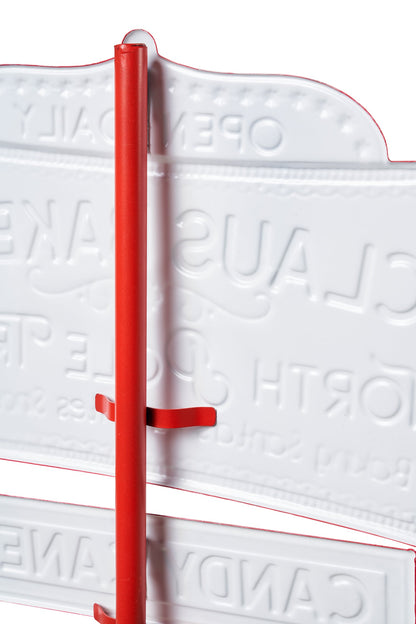 Merry - cartello indicazioni aperto tutti i giorni panetteria claus polo nord