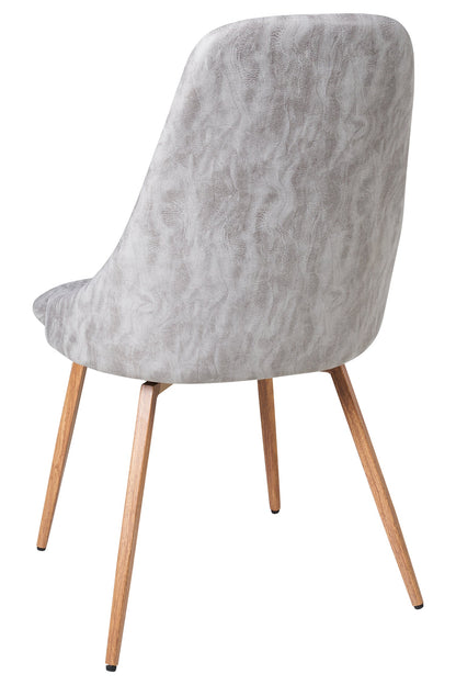 Terese - sedia giro 180 grigia chiara