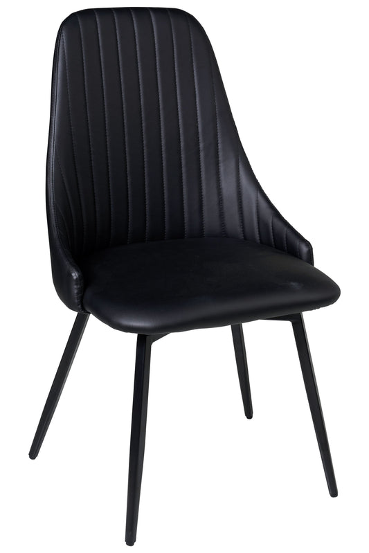 Elvis - sedia in pu nera