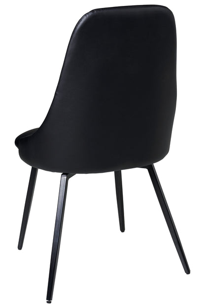 Elvis - sedia in pu nera