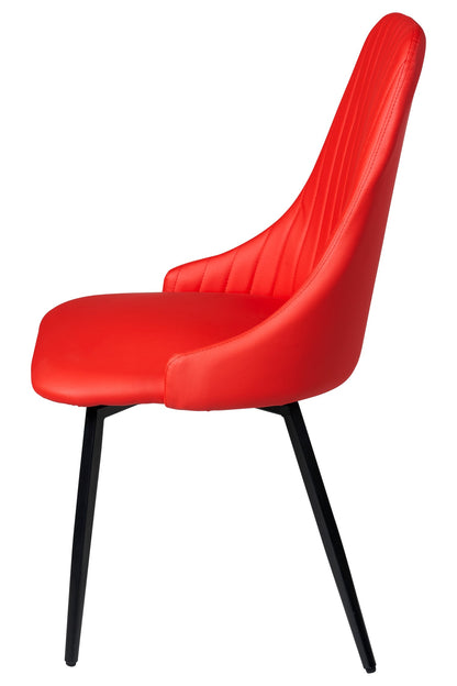 Elvis - sedia in pu rossa